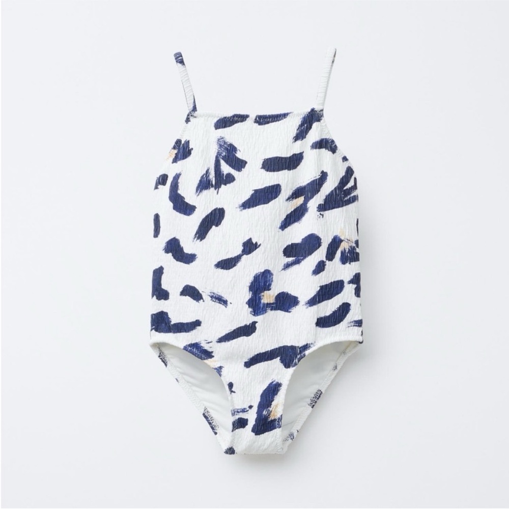 ZARA ANIMAL TEXTURE SWIMSUIT